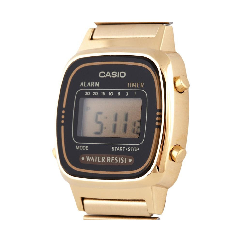 Casio Vintage Gold Steel Ladies Watch - LA670WGA-1UR