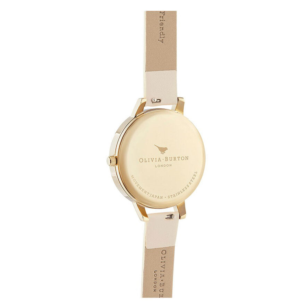 Olivia Burton Sunlight Florals Vegan Nude & Gold Ladies Watch - OB16EG118