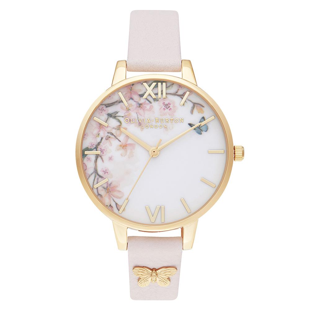Olivia Burton Pretty Blossom Leather Ladies Watch - OB16EG123