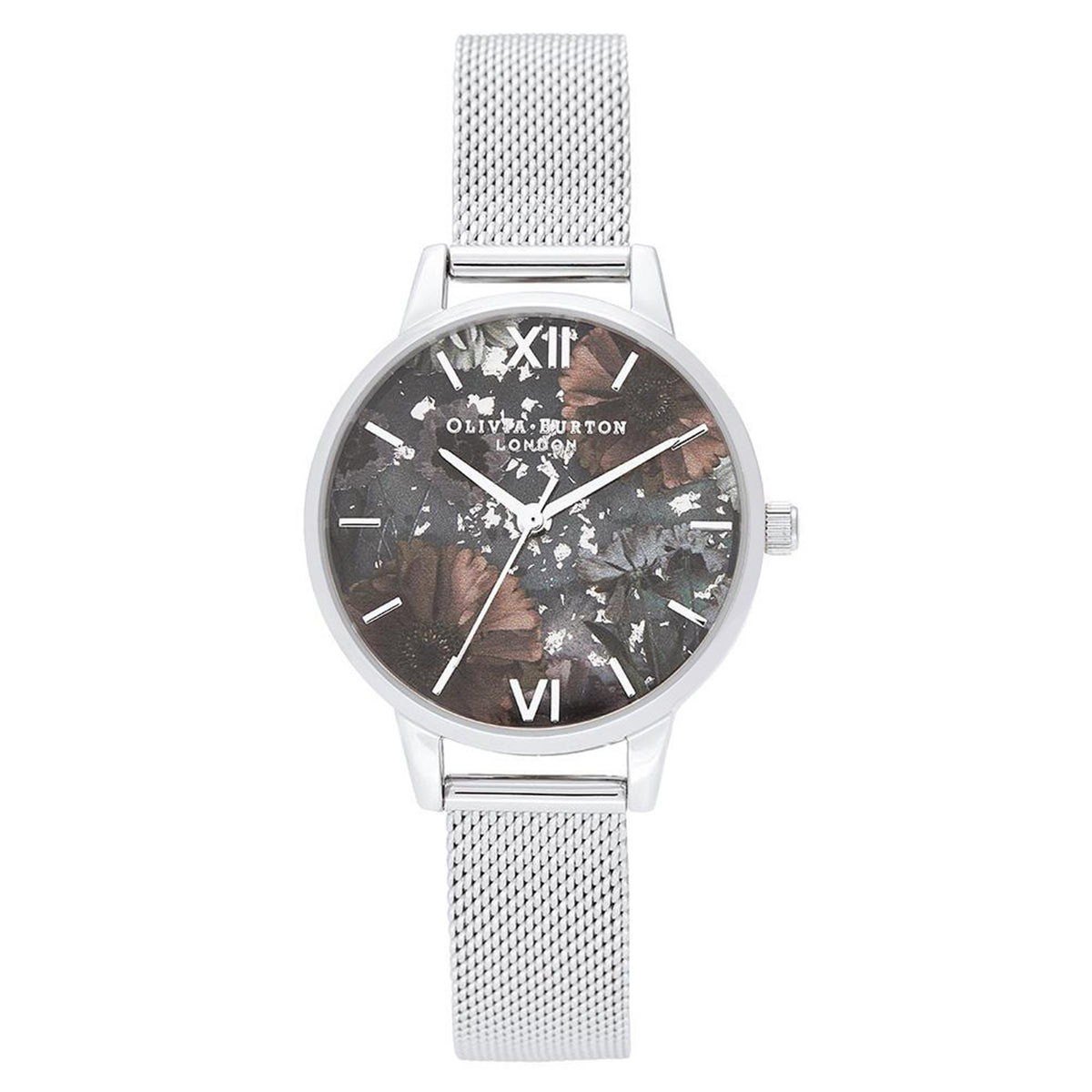 Olivia Burton Celestial Silver Mesh Women's Watch - OB16GD23