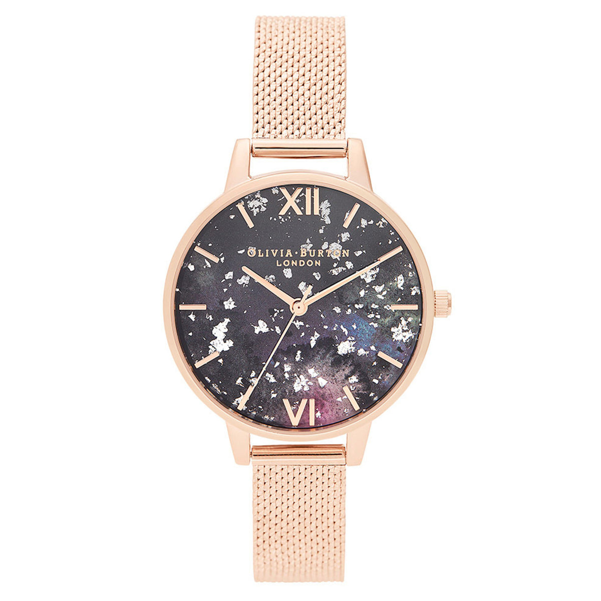 Olivia Burton Celestial Rose Gold Mesh Women's Watch - OB16GD33
