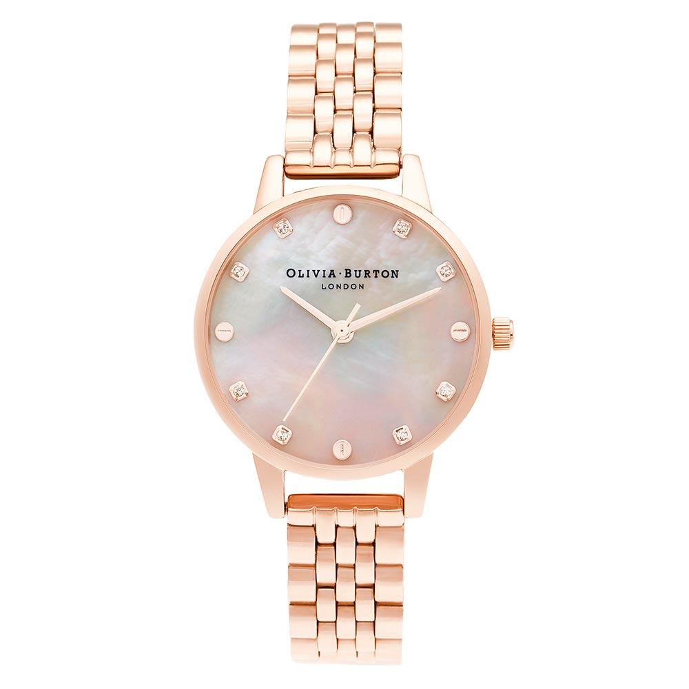 Olivia Burton Classics Rose Gold Steel Women's Watch - OB16SE10