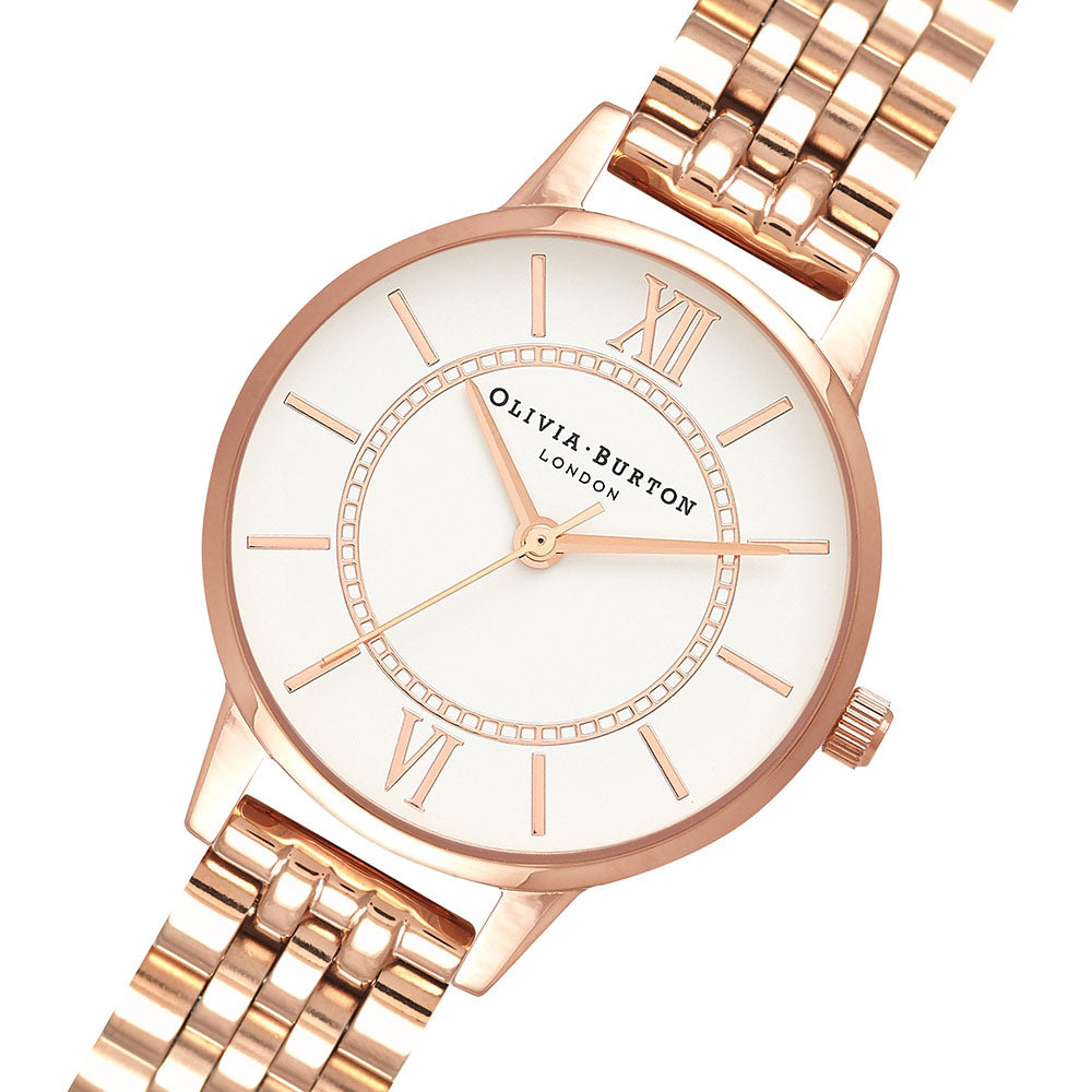 Olivia Burton Wonderland Rose Gold Bracelet Ladies Watch - OB16WD70