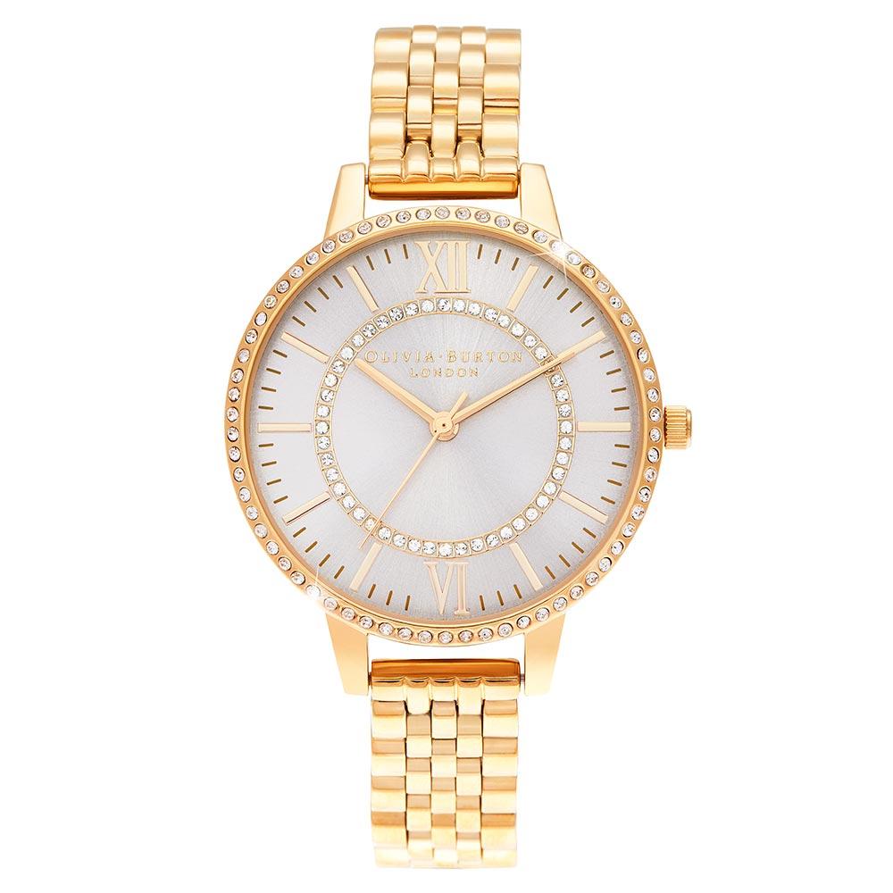 Olivia Burton Wonderland Blush Demi Dial Gold Women's Watch - OB16WD90