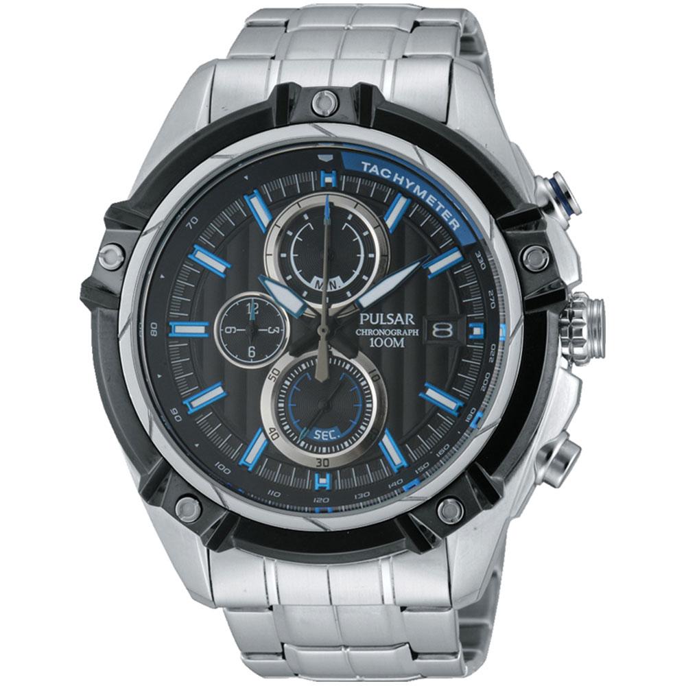 Pulsar chronograph best sale 100m tachymeter