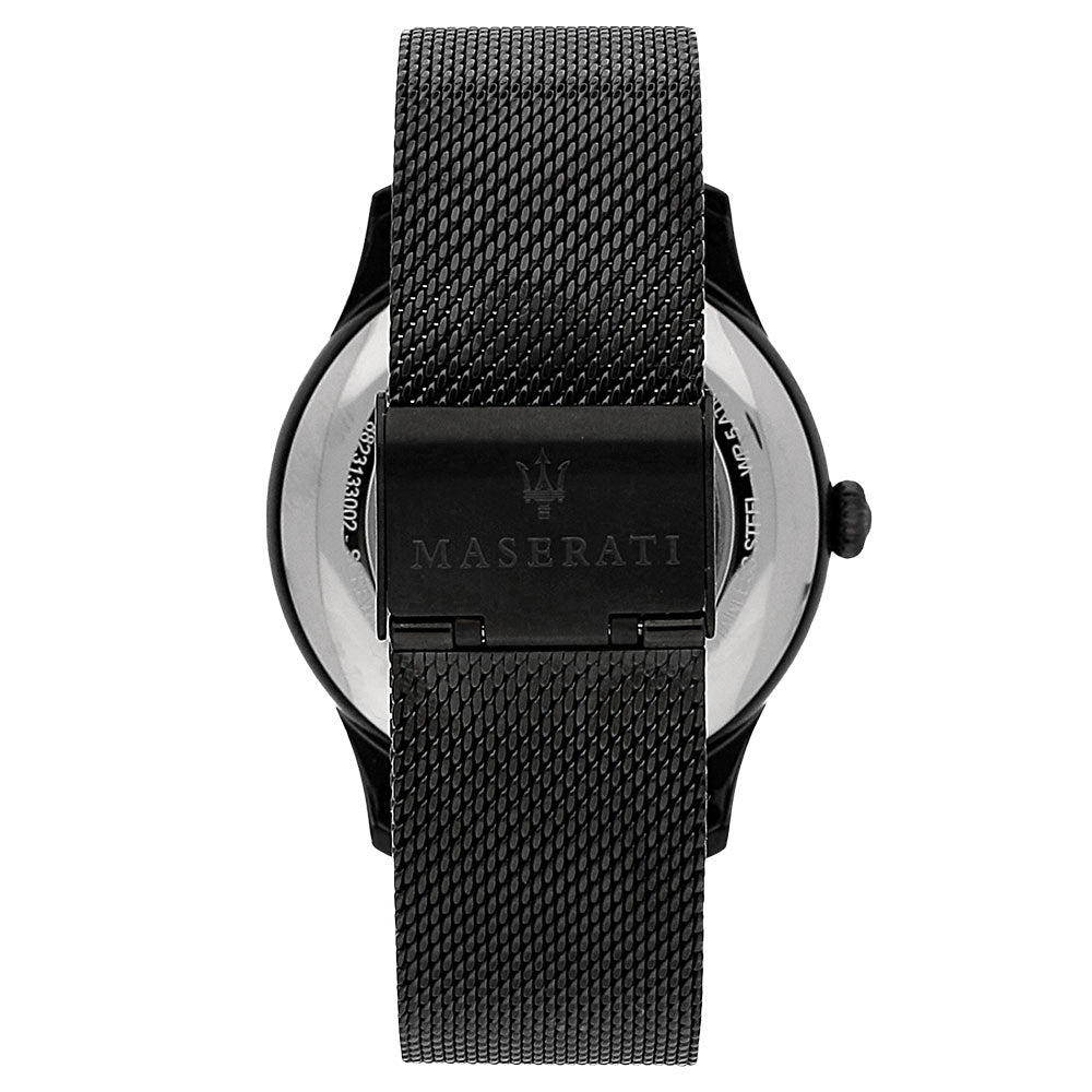 Maserati Ricordo 42mm Automatic Skeleton Black Mesh Men's Watch - R8823133002