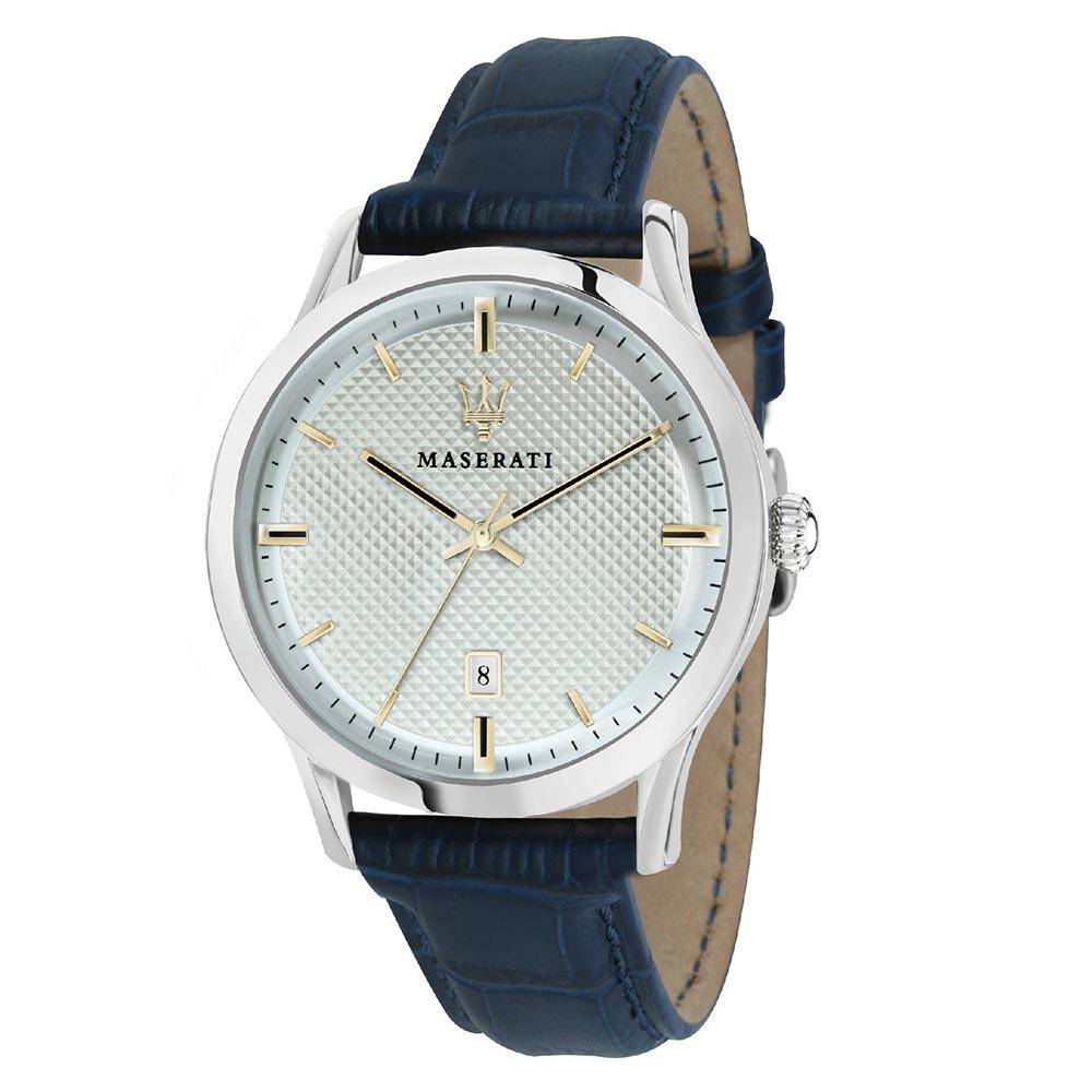 Maserati Ricordo Blue Leather Men's Watch - R8851125006