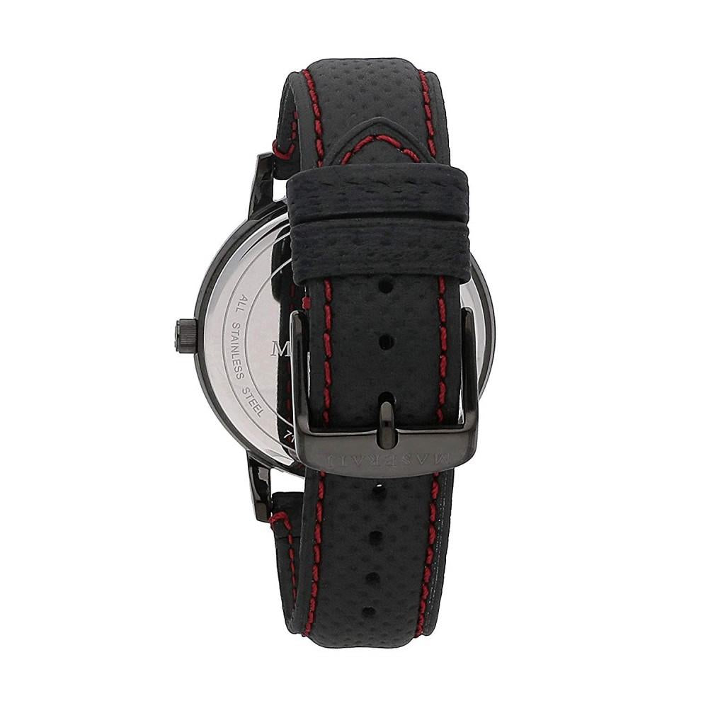 Maserati Eleganza Black Leather Men's Watch - R8851130001