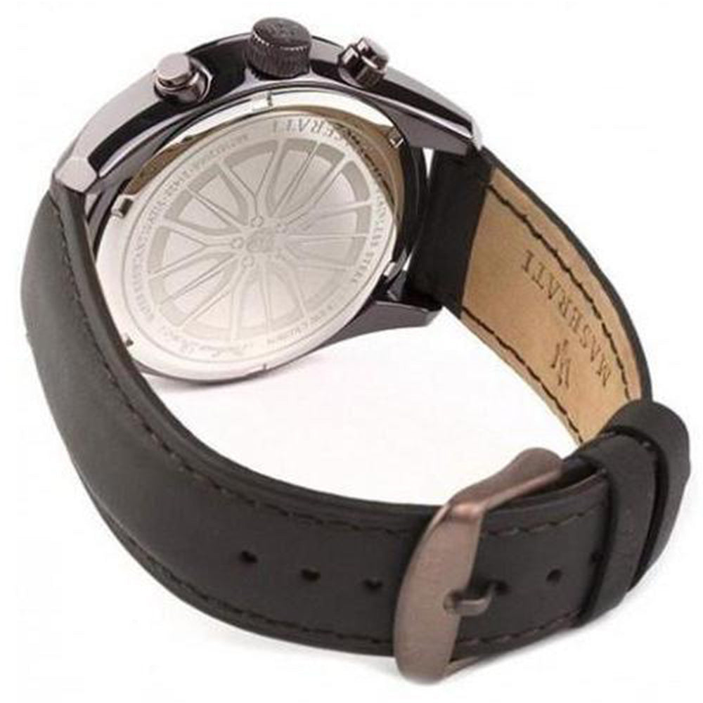 Maserati Traguardo Men's Leather Watch - R8871612008