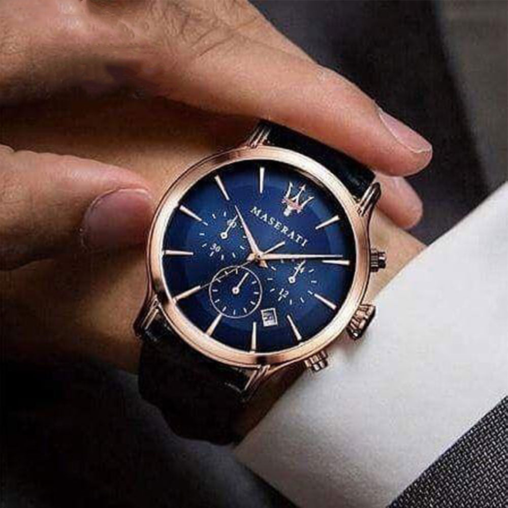 Maserati Epoca Men's Leather Watch - R8871618007