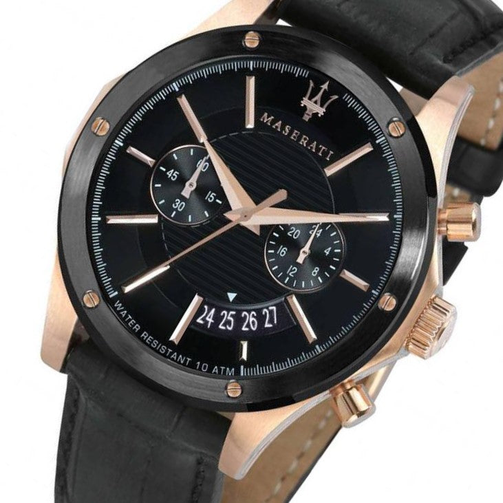 Maserati Record Men's Leather Watch - R8871627001