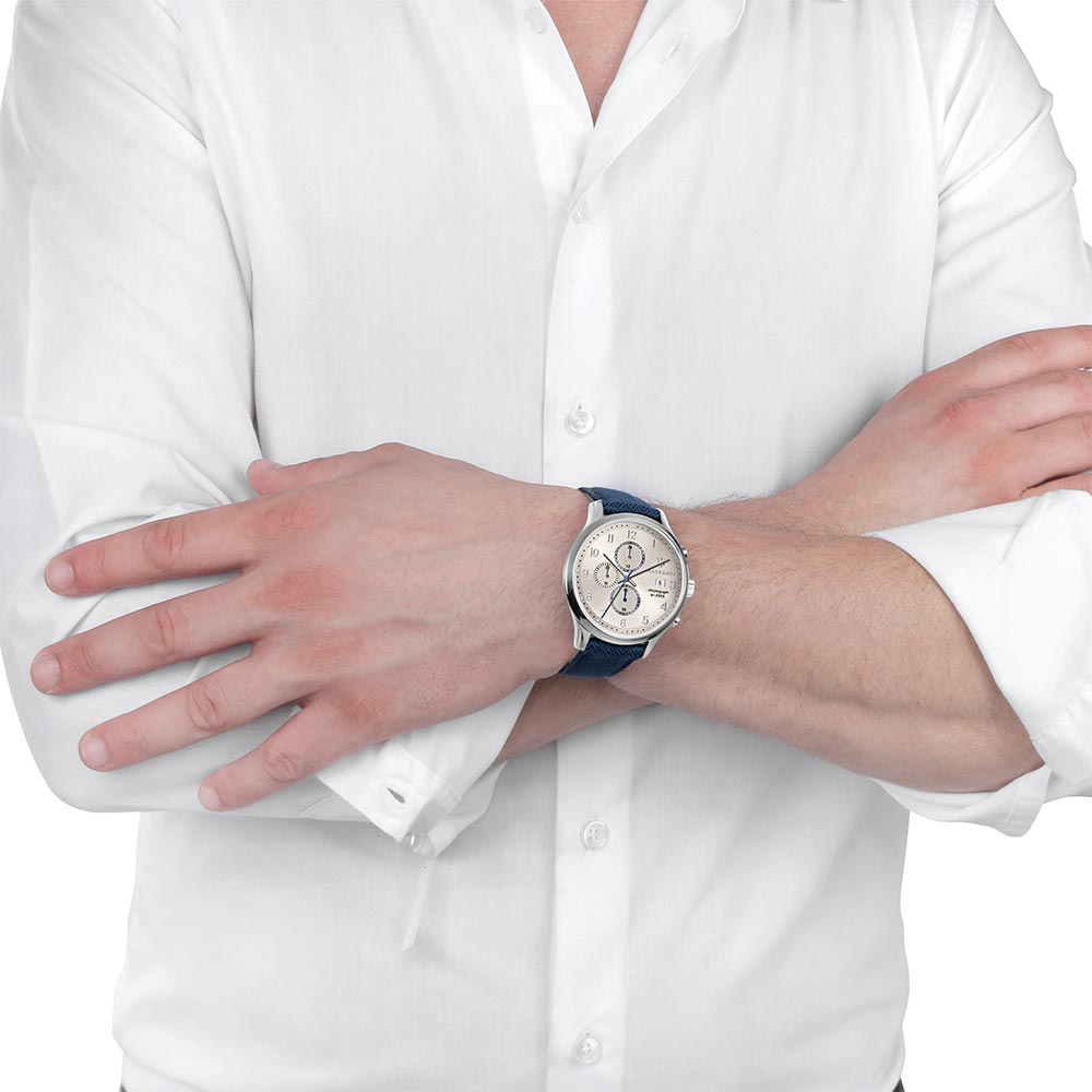 Maserati Gentelman Casual Blue Leather Men's Watch - R8871636004