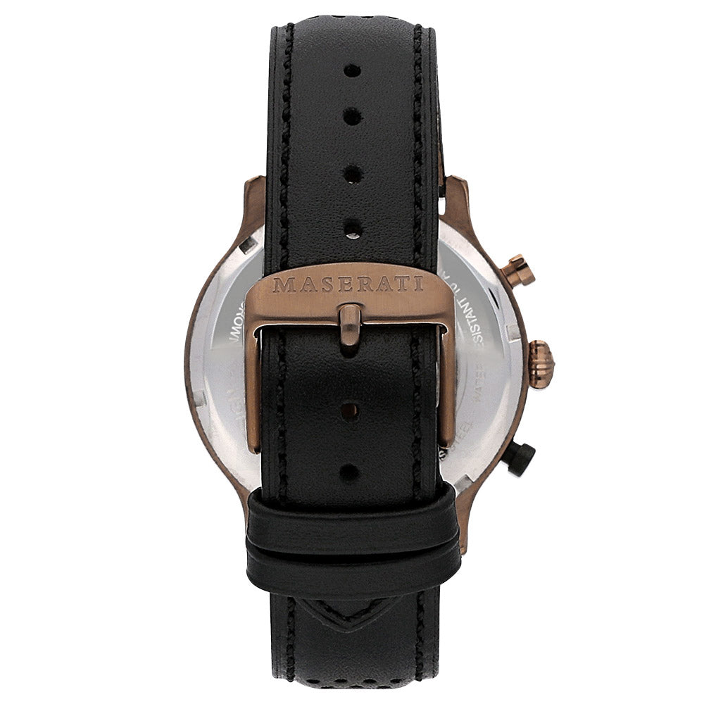 Maserati Epoca 42mm Black Leather Men's Watch - R8871638001