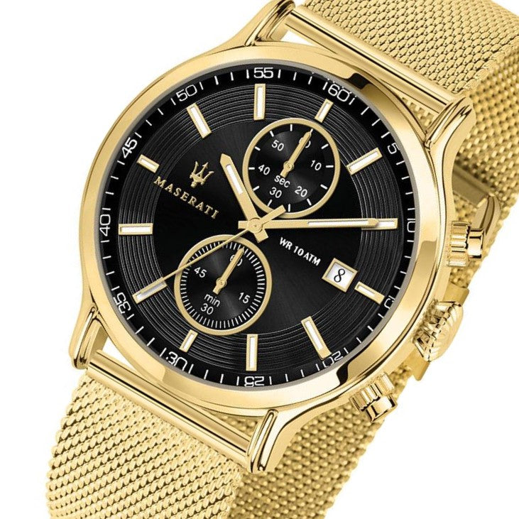 Maserati Epoca 42mm Gold Mesh Men's Watch - R8873618007