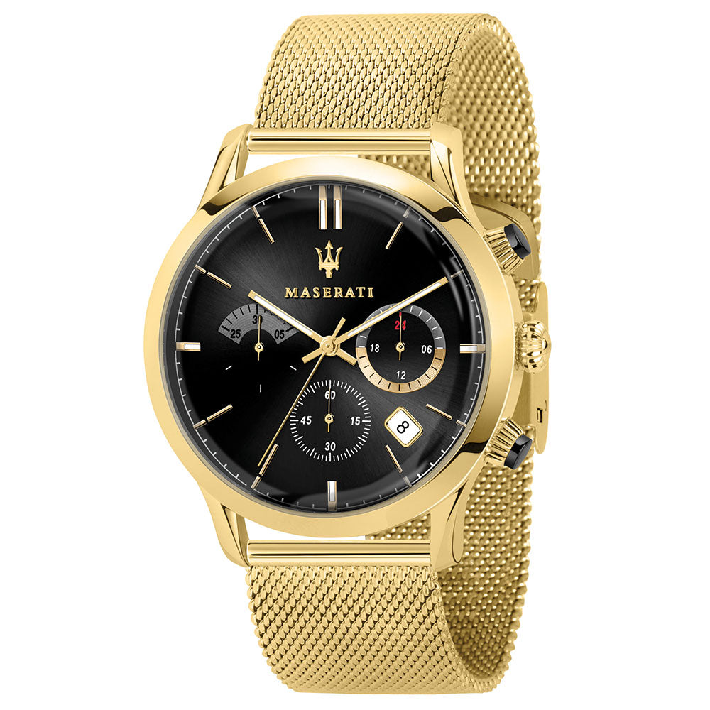 Maserati Ricordo 42mm Gold Mesh Men's Watch - R8873633003