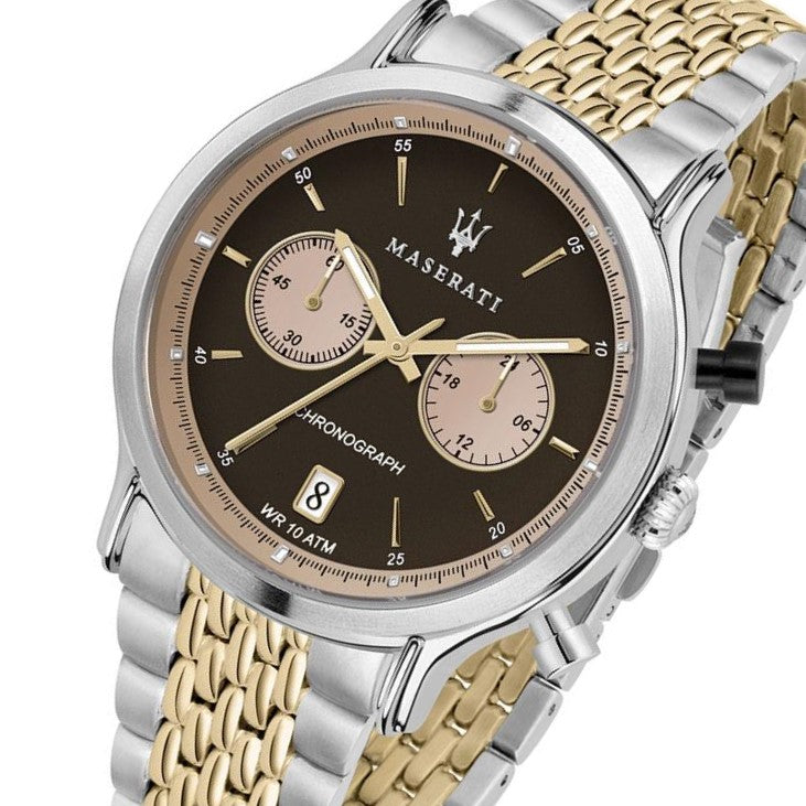 Maserati Epoca 42mm Gold & Stainless Steel Men's Watch - R8873638003