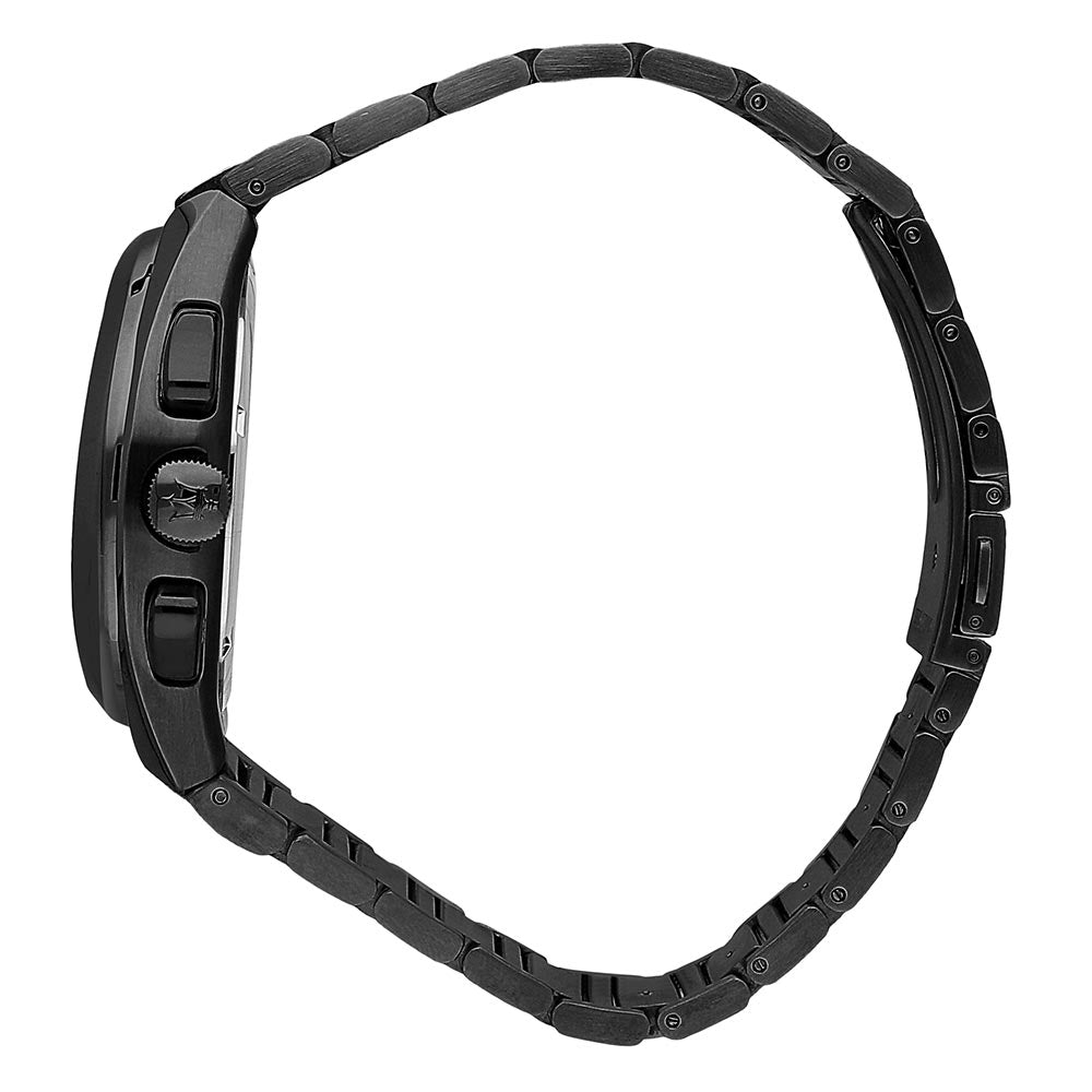 Maserati Triconic Black Steel Men's Watch - R8873639003