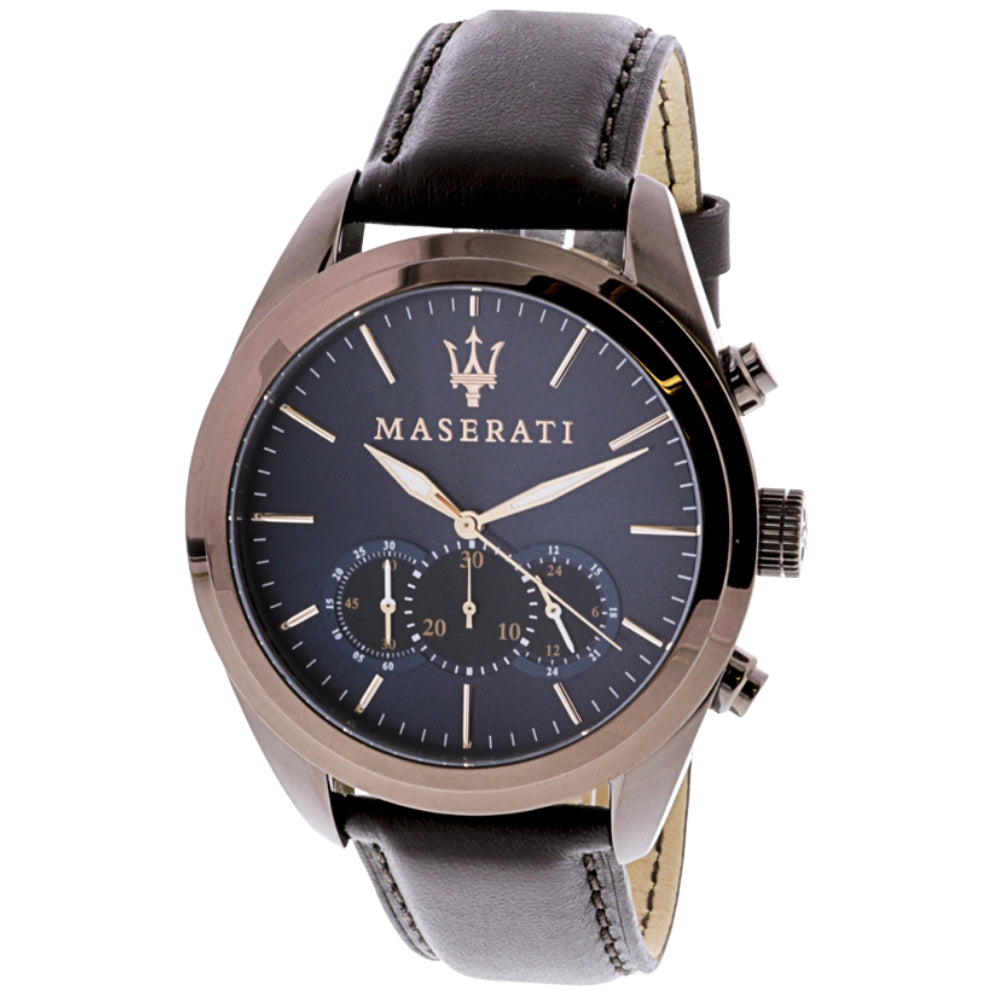 Maserati Traguardo Men's Leather Watch - R8871612008