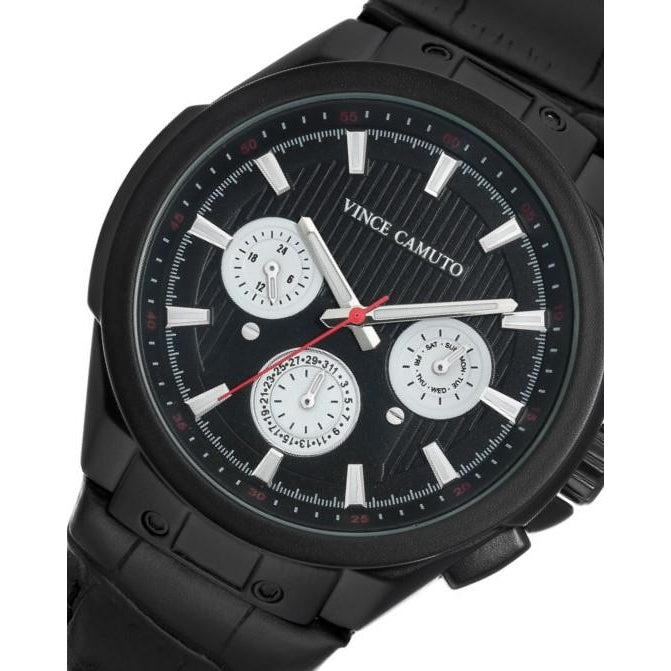 Vince Camuto Black Multi-Dial Men's Watch - VC1123BKBK