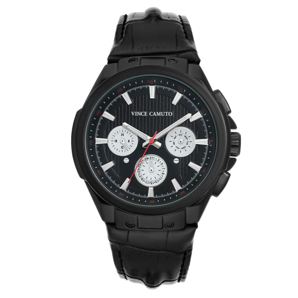 Vince Camuto Black Multi-Dial Men's Watch - VC1123BKBK