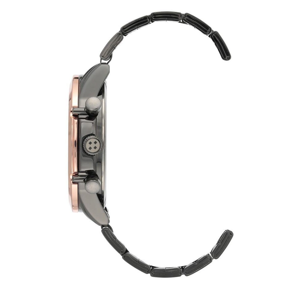 Vince Camuto Elegant Gun Steel Men's Watch - VC1135BLRT