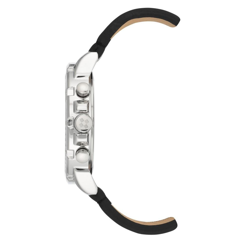 Vince Camuto Black Polyurethane Band Men's Watch - VC1141BKSV