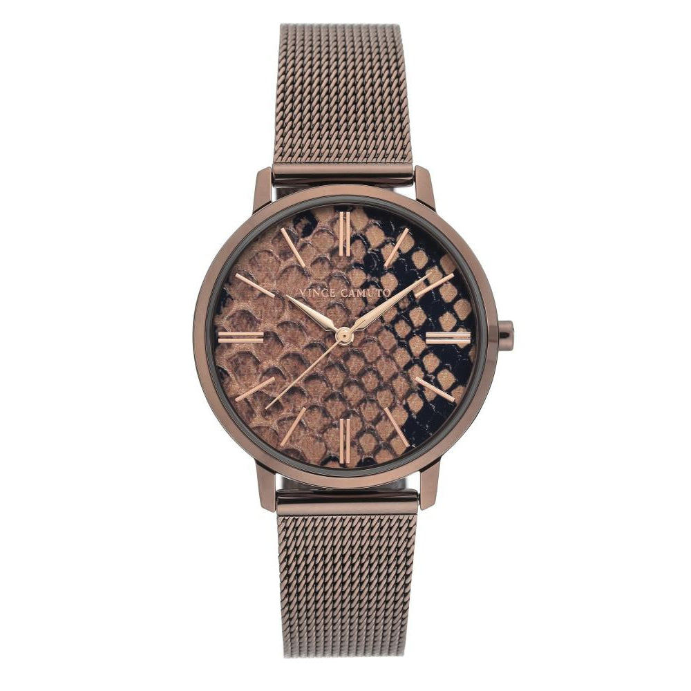 Vince Camuto Brown Mesh Ladies Watch - VC5345BNBN