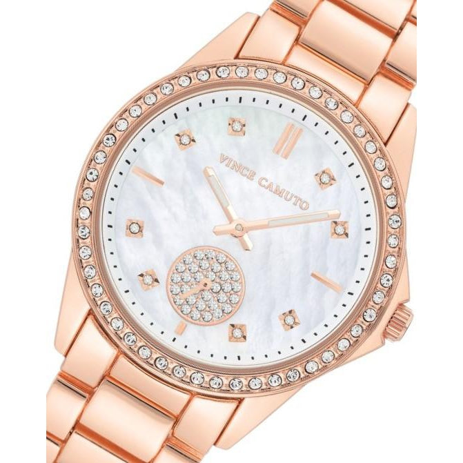 Vince Camuto Rose Gold Steel Ladies Watch - VC5384MPRG