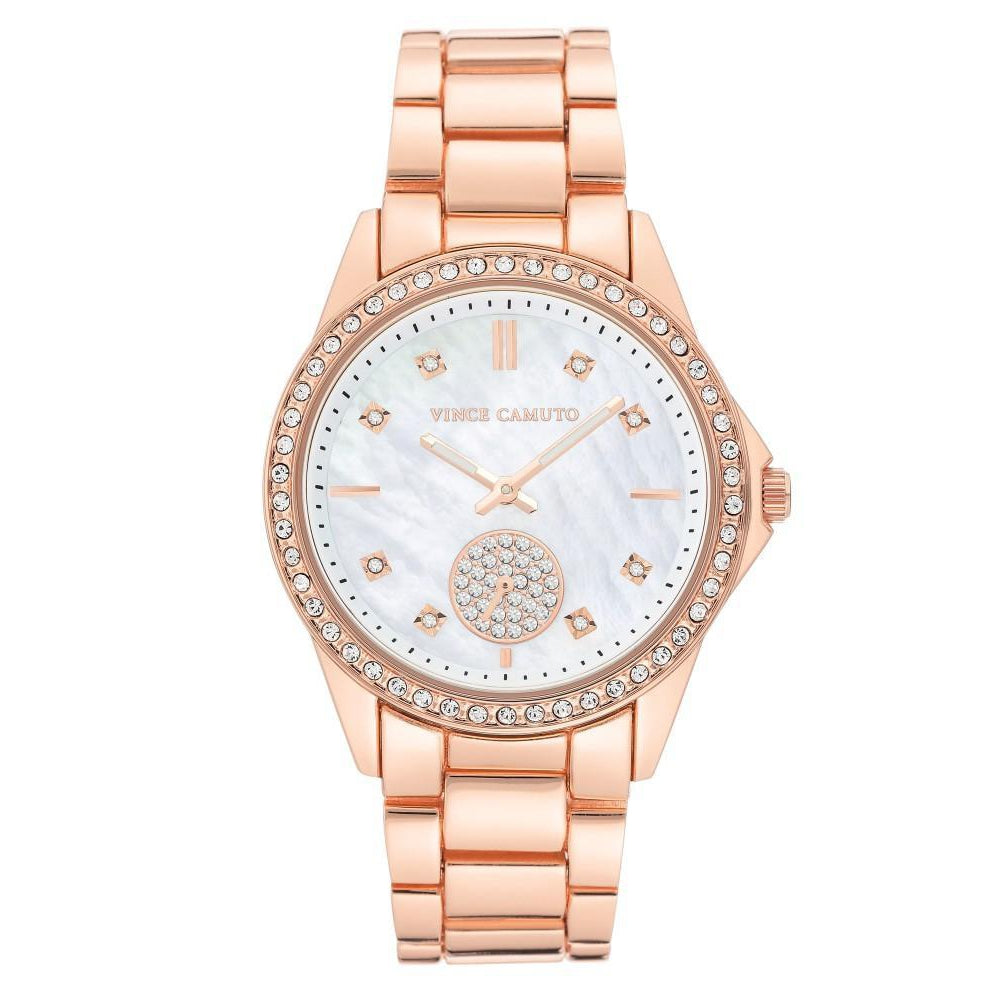Vince Camuto Rose Gold Steel Ladies Watch - VC5384MPRG