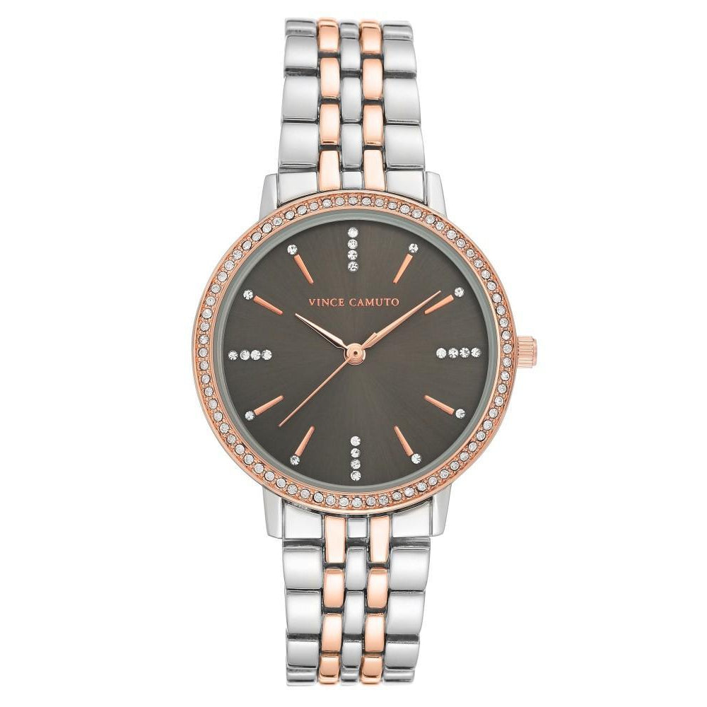 Vince Camuto Two-Tone Steel Ladies Watch - VC5387GYRT