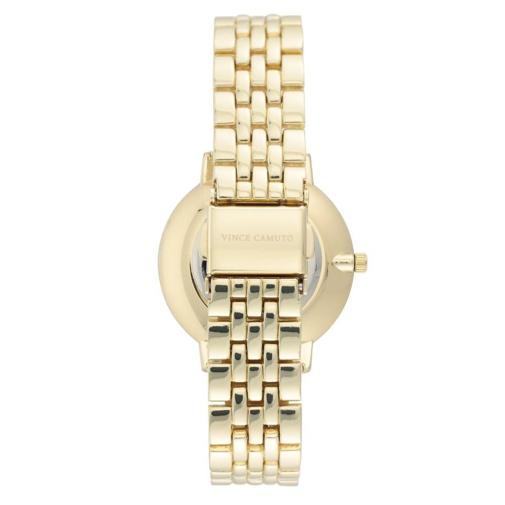 Vince Camuto Gold Steel Ladies Watch - VC5390FLGB