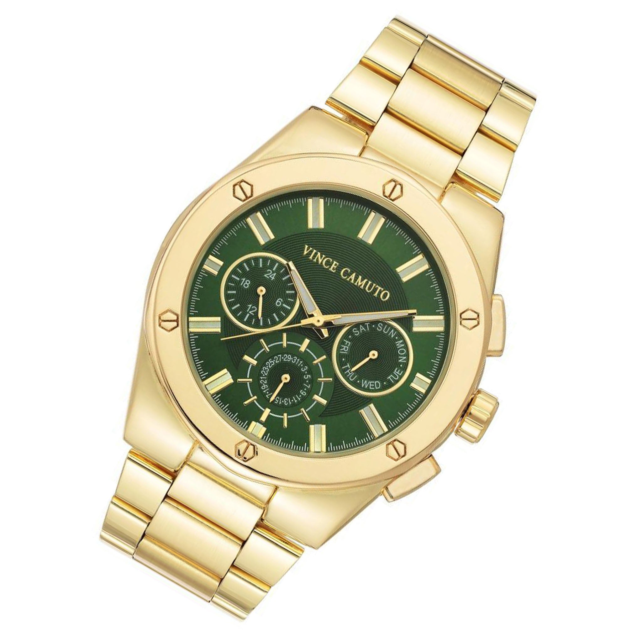 Vince Camuto Gold Steel Men's Watch - VC1104GRGP