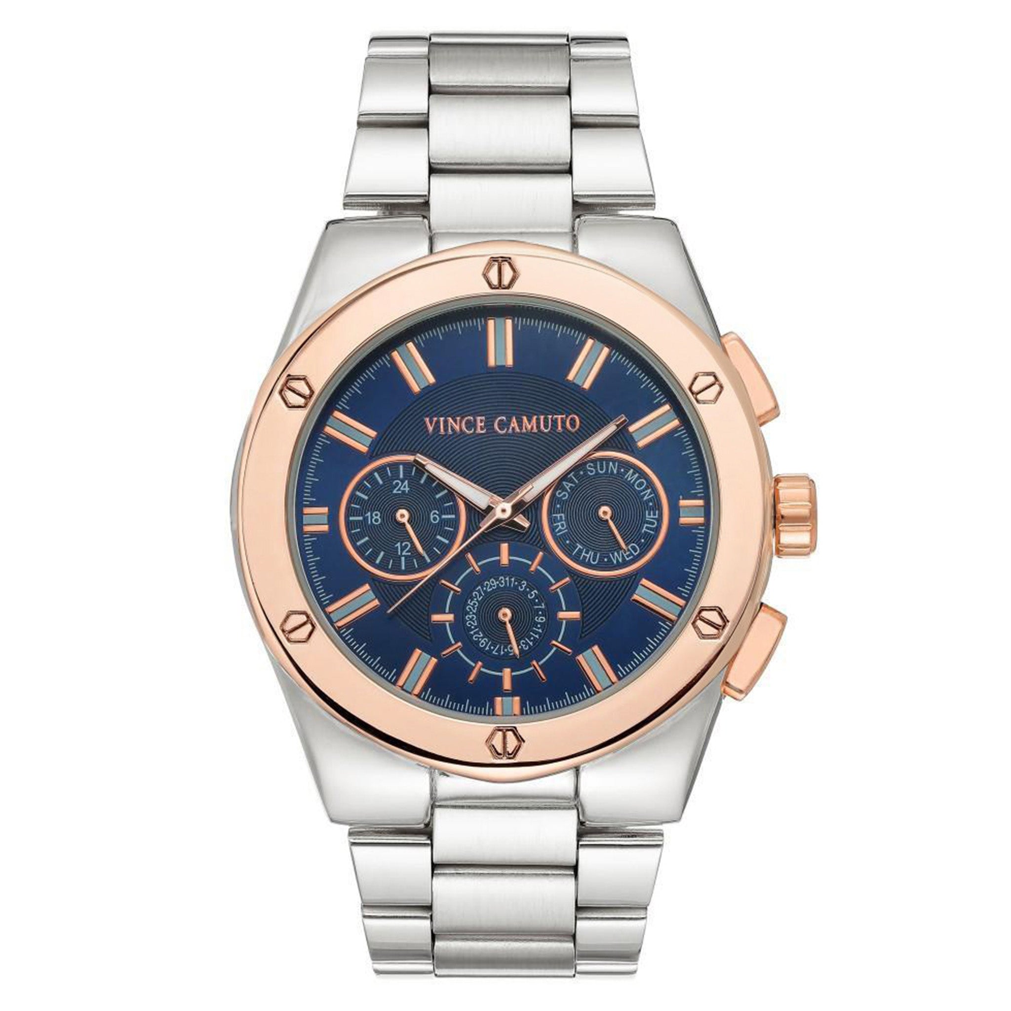 Vince Camuto Elegant Stainless Steel Men's Watch - VC1104SVRT