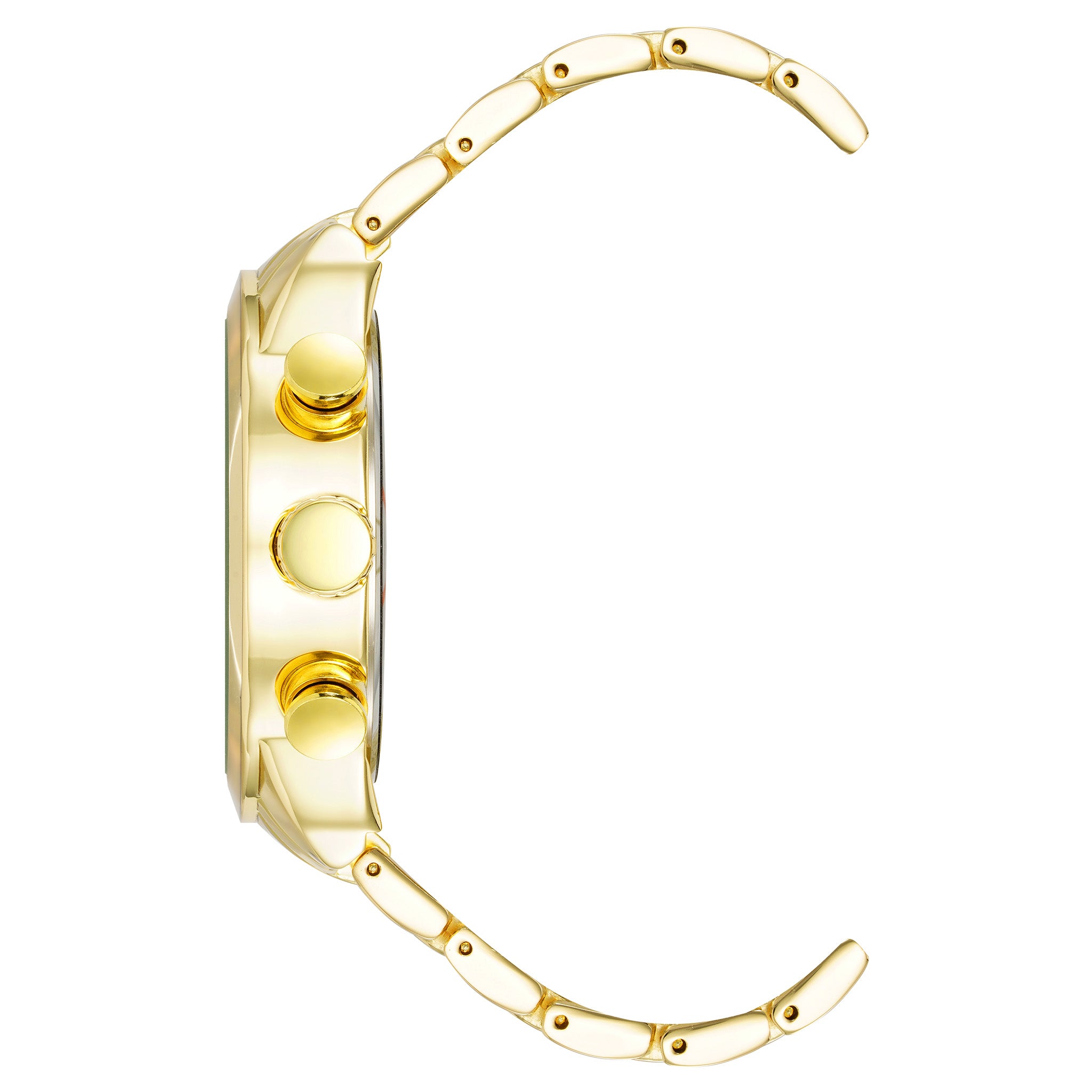 Vince Camuto Gold Band Green Dial Multi-function Men's Watch - VC1122GRGP