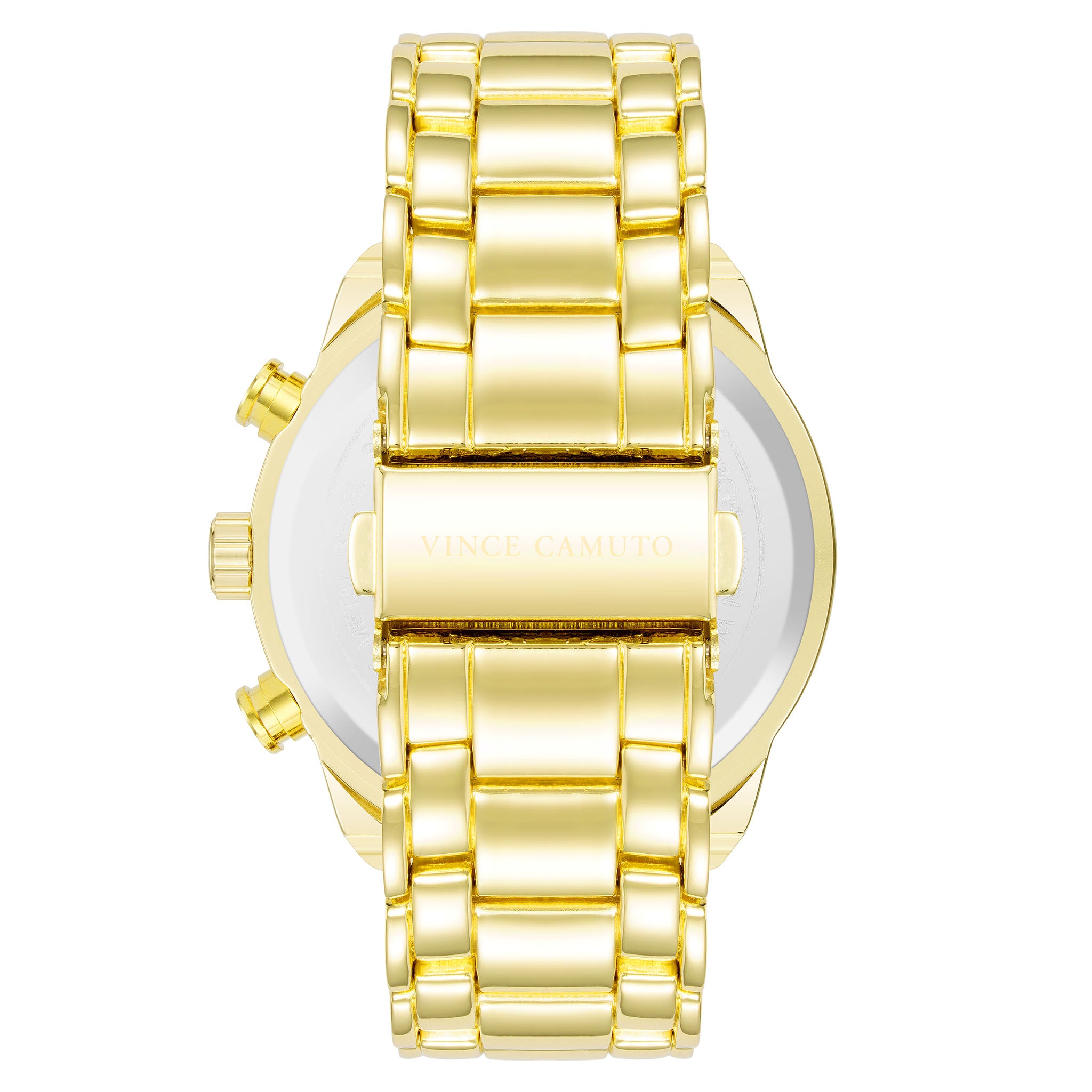 Vince Camuto Gold Band Green Dial Multi-function Men's Watch - VC1122GRGP