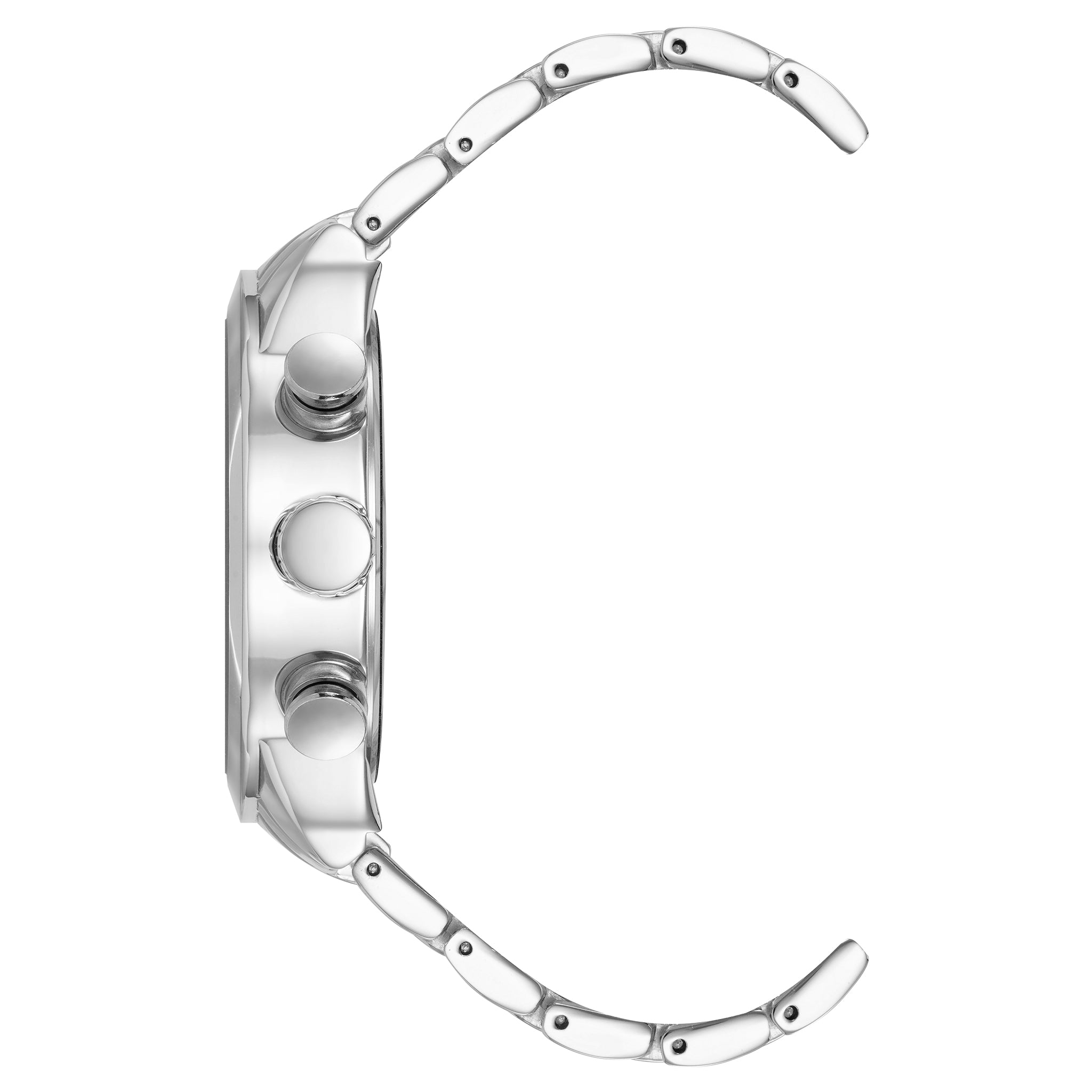 Vince Camuto Silver-Tone Band Green Dial Multi-function Men's Watch - VC1133GRSV
