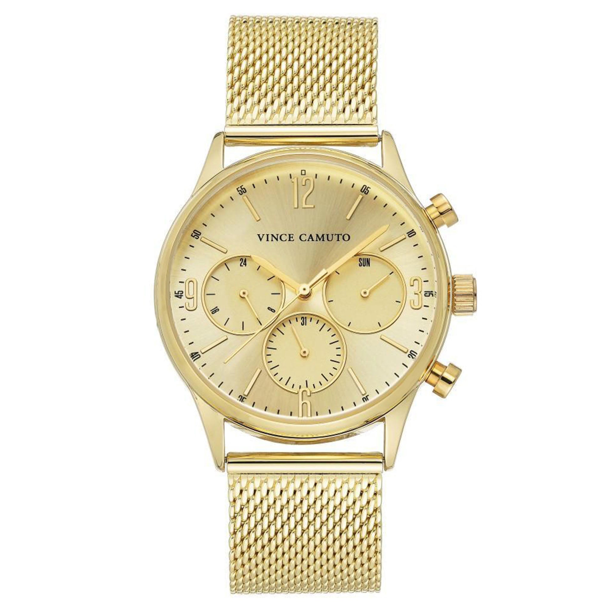 Vince Camuto Gold Mesh Men's Watch - VC1134CHGP
