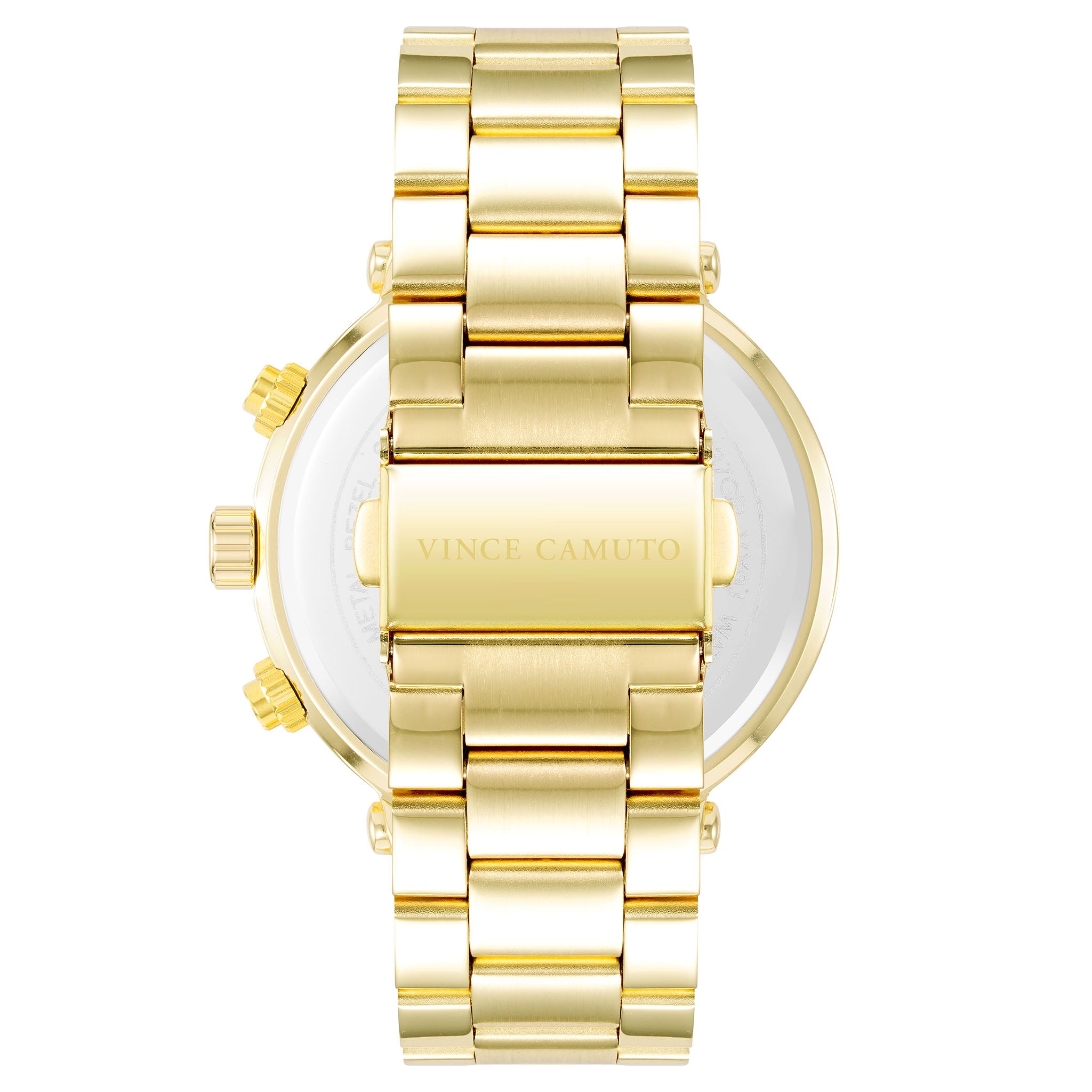 Vince Camuto Gold Steel Champagne Dial Multi-function Men's Watch - VC1137CHGP