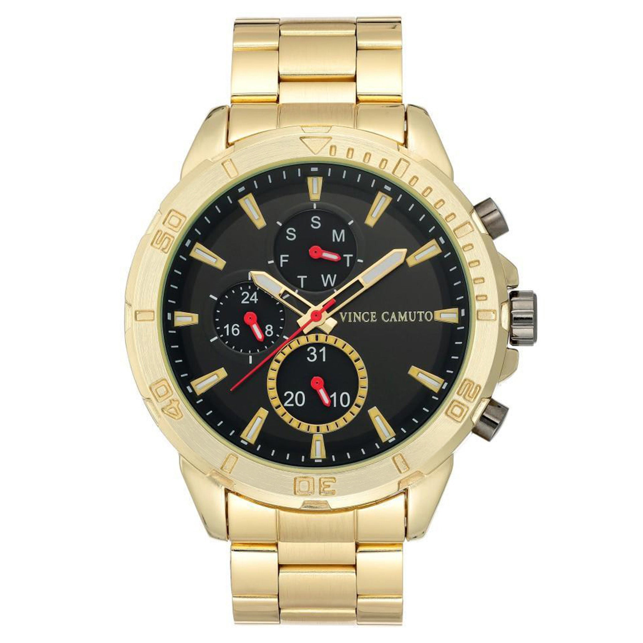 Vince Camuto Gold Steel Men's Watch - VC1140BKGP