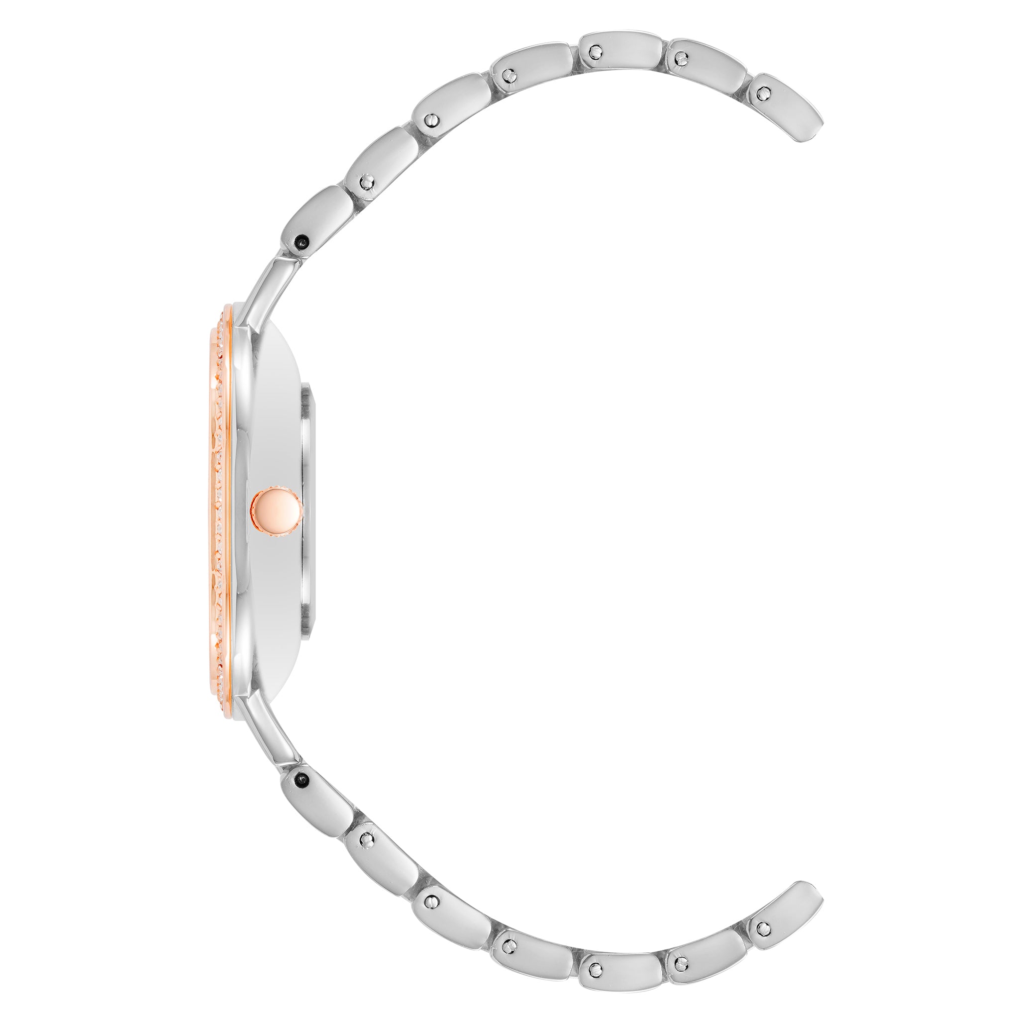 Vince Camuto Two-Tone Band Silver Dial Women's Watch - VC5386WTRT