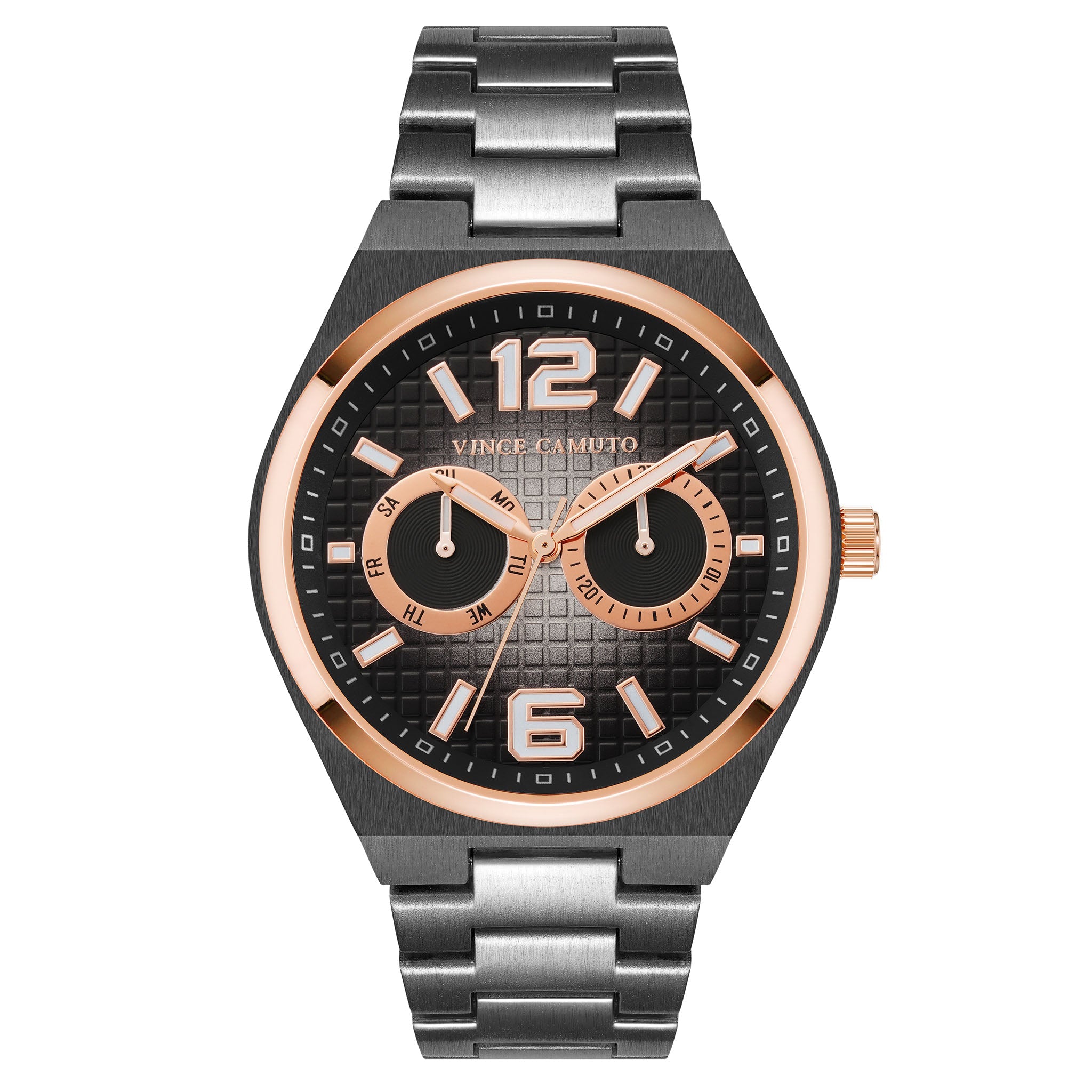 Vince Camuto Black Dial Men's Watch - VC8055DGRT