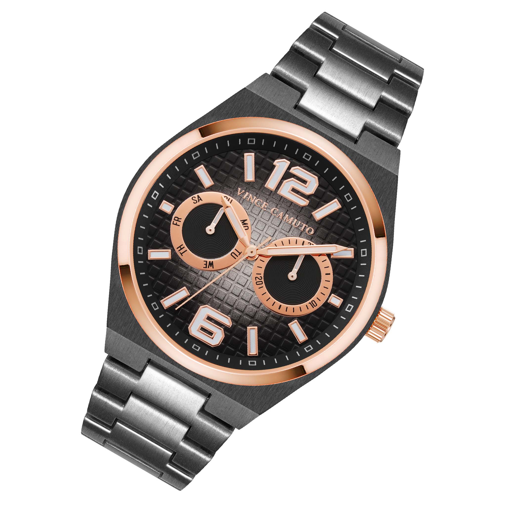 Vince Camuto Black Dial Men's Watch - VC8055DGRT