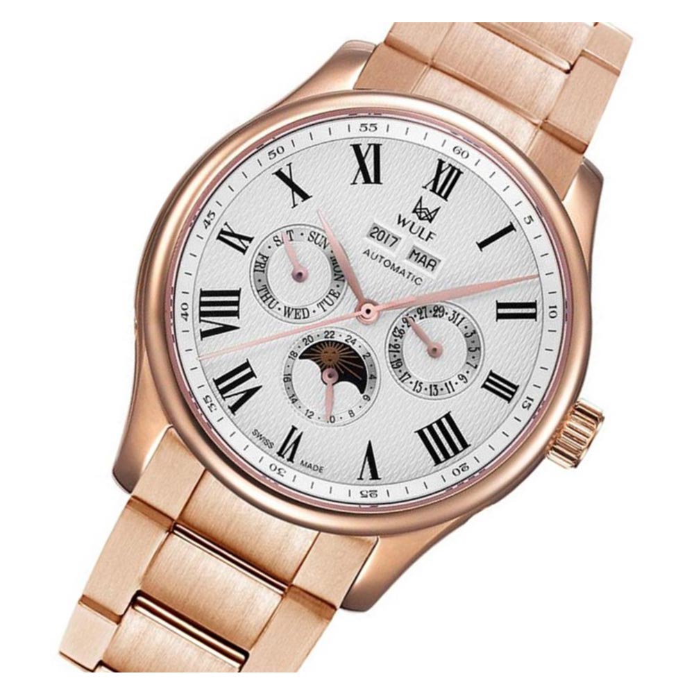 WULF Lycan-X Rose Gold Automatic Men's Watch - WF03.02M