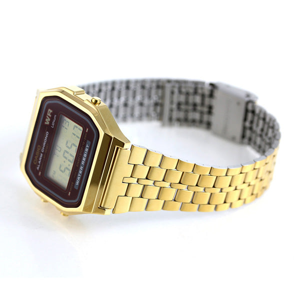 Casio Retro Men's Gold Alarm Chrono Watch - A159WGEA-5DF