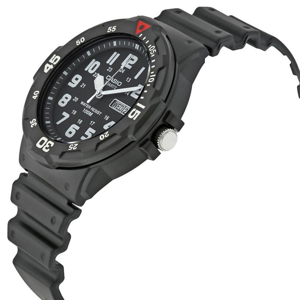 Casio Classic Diver-Look Black Resin Men's Watch - MRW200H-1B