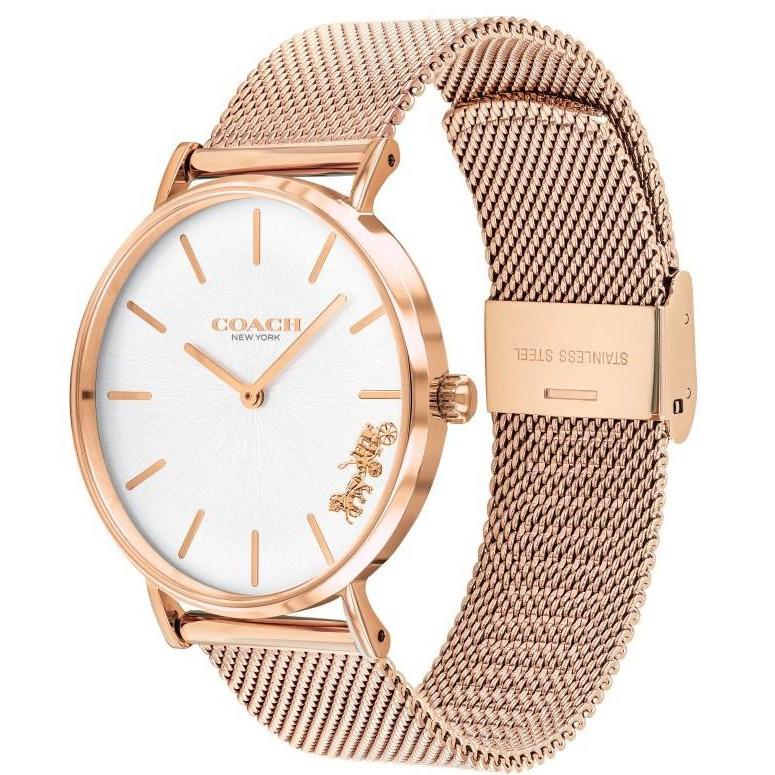 Coach Rose Gold Mesh Ladies Watch - 14503126
