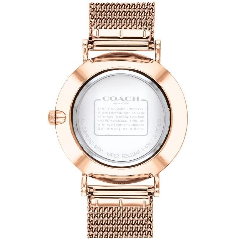 Coach Rose Gold Mesh Ladies Watch - 14503126