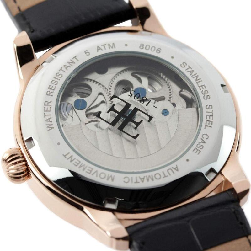 Earnshaw Longitude Leather Automatic Mens Watch - ES-8006-07