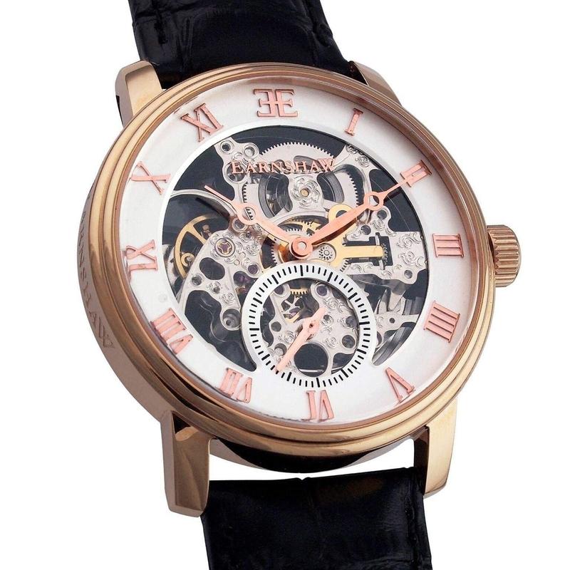 Earnshaw Westminster Automatic Leather Mens Watch - ES-8041-03
