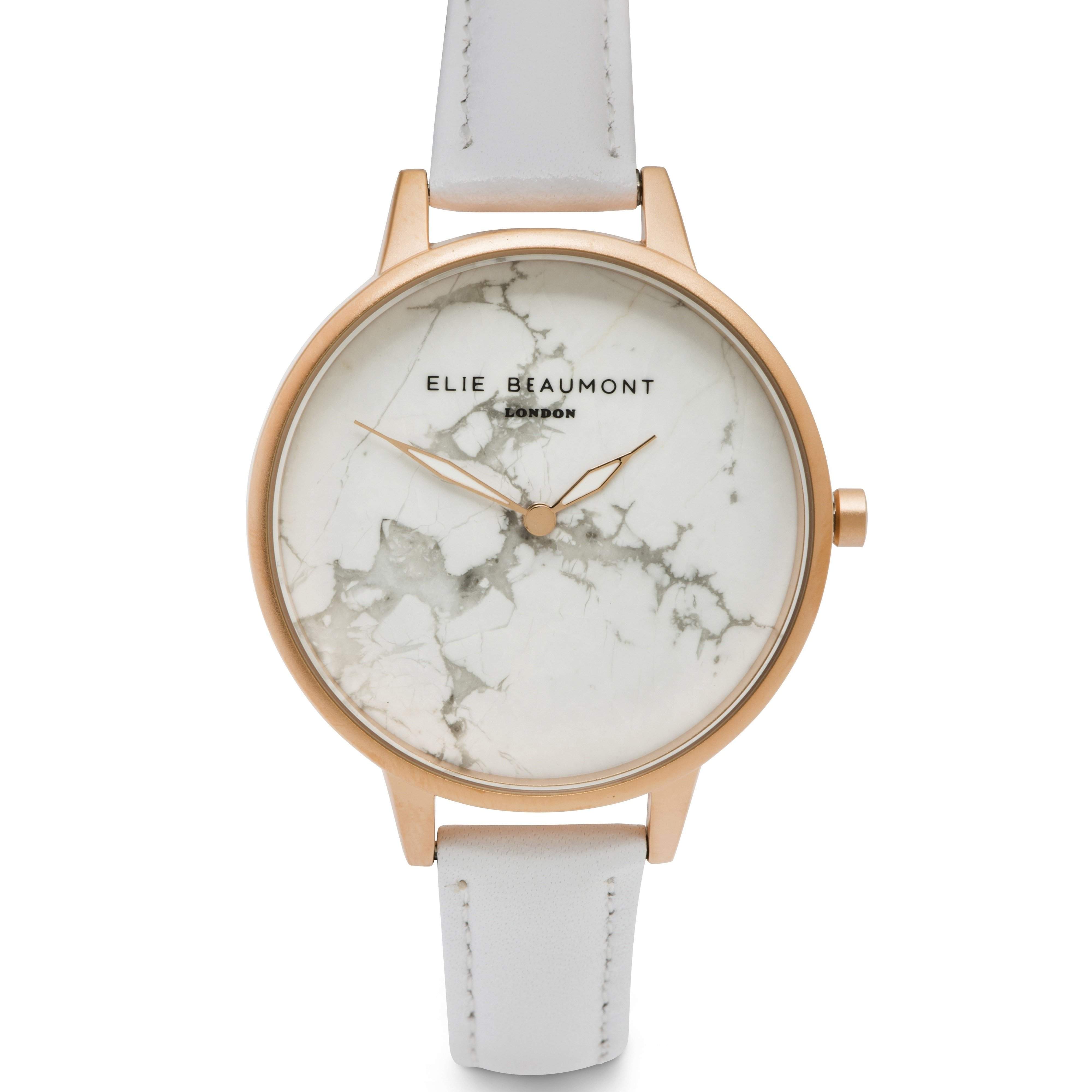 Elie Beaumont Ladies Richmond Watch Eb812 White The Watch Factory